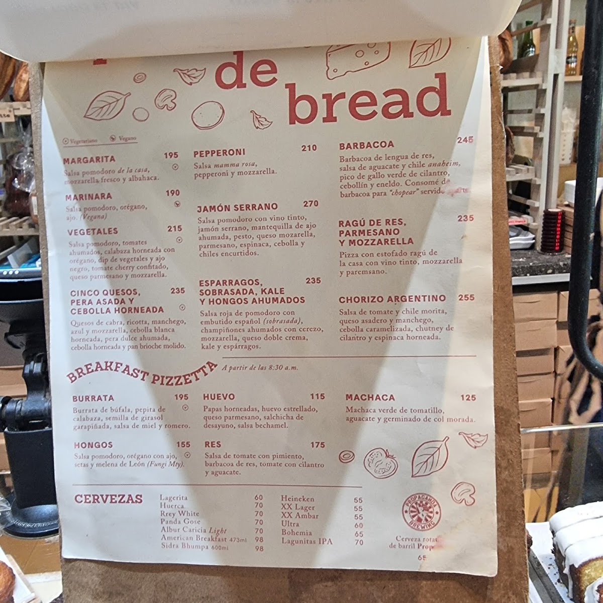 Bread Arboleda Menu - Image 5